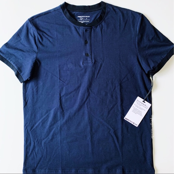 Paper Denim Cloth Mens The Core Henley 